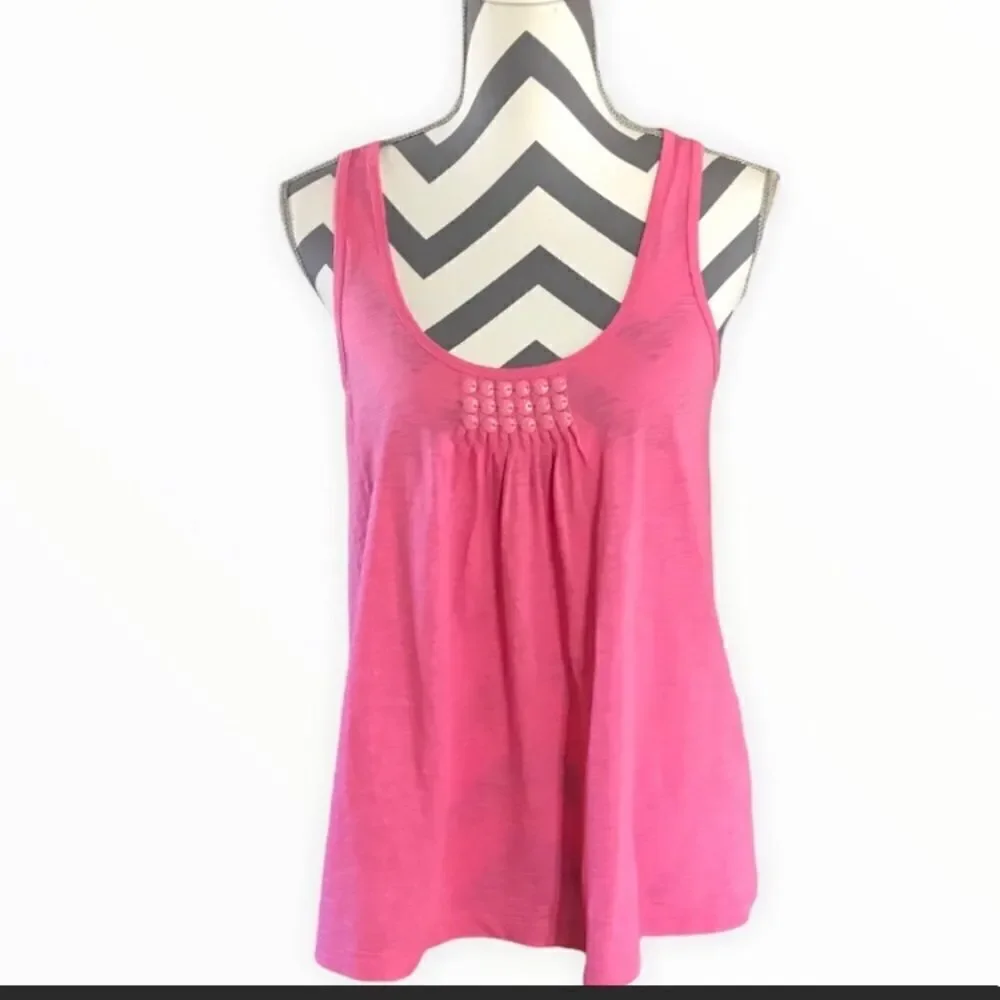 J. Crew SMALL Pink 100% Cotton Tank Top